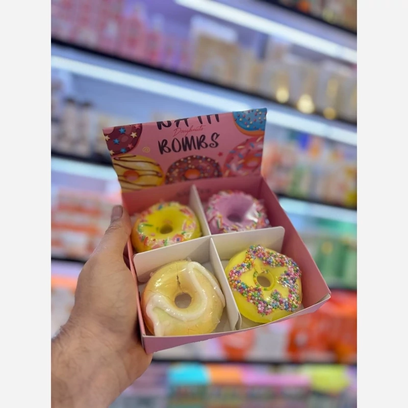 تصویر کوکتل دونات پک 4 تایی 