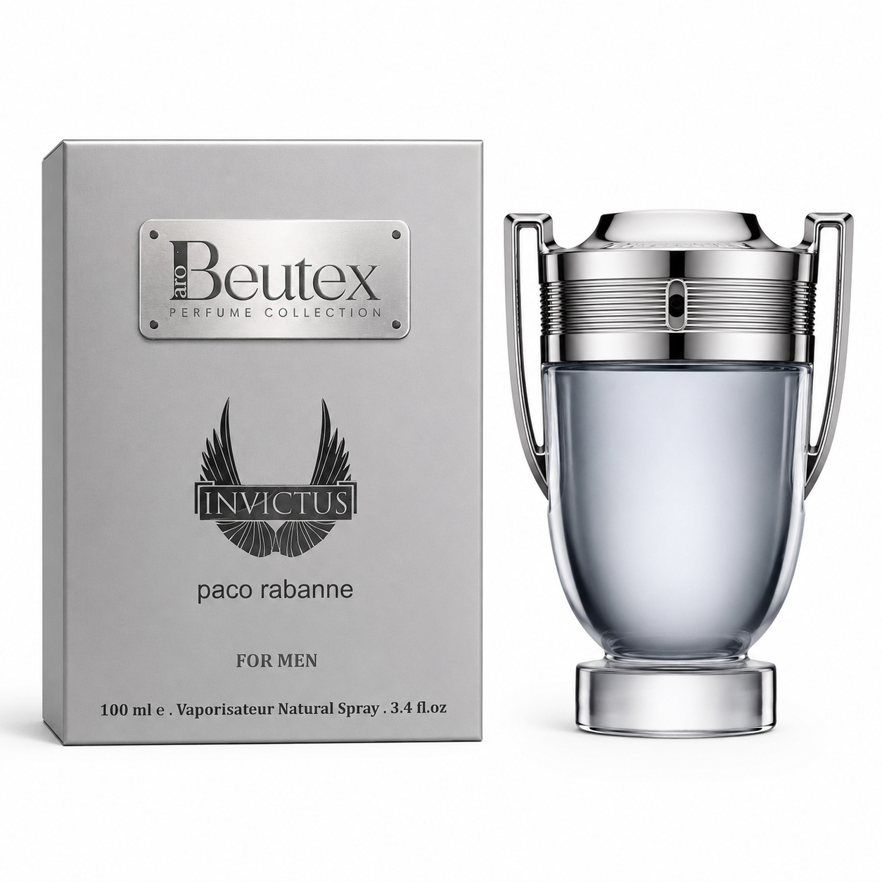 عطر مردانه بیوتکس مدل اینویکتوس پاکو رابان