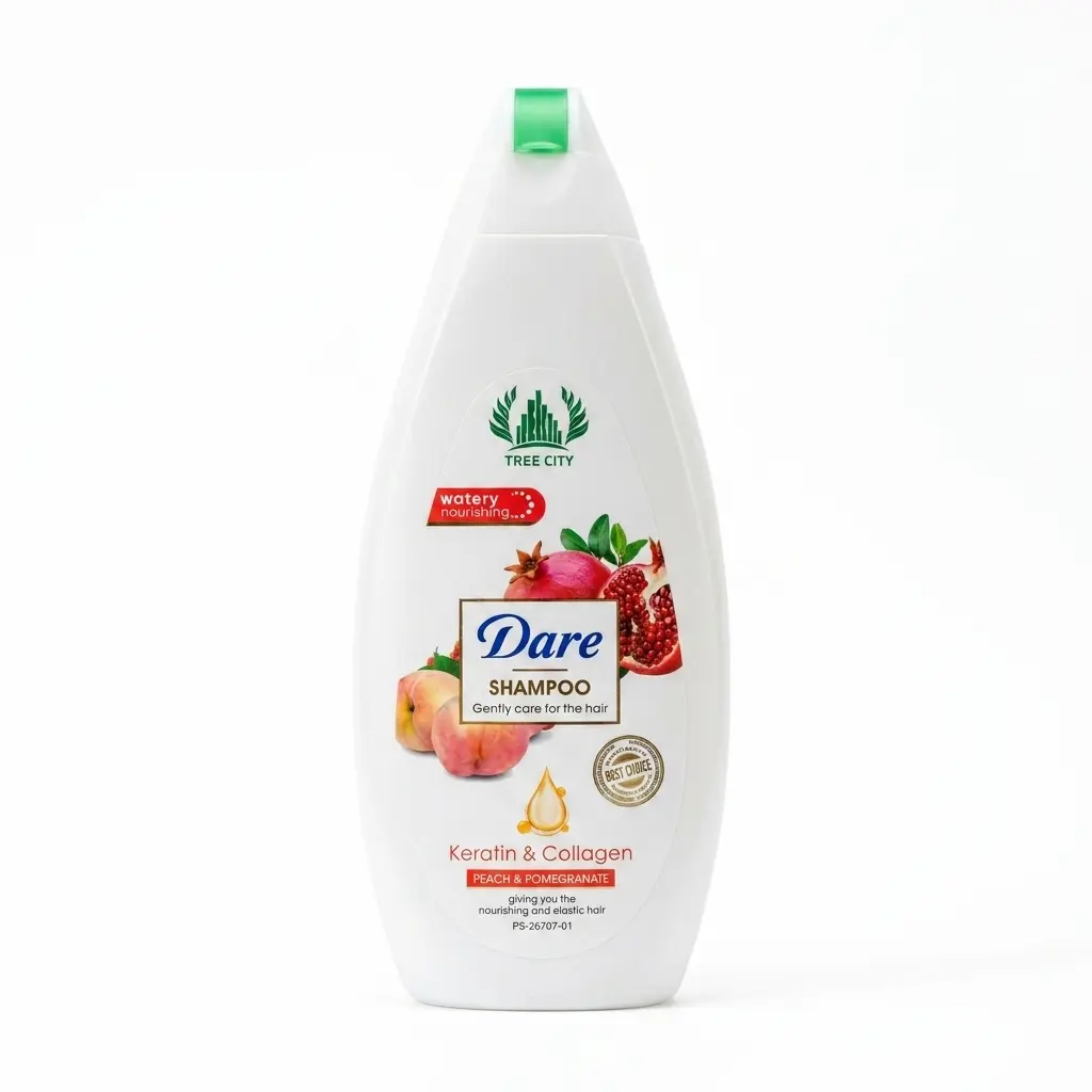 شامپو مدل انار و هلو برند DARE