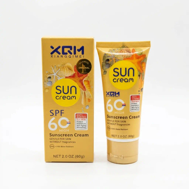 ضد آفتاب SPF 60 زرد برند XQM