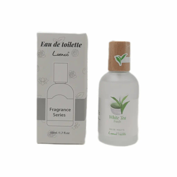 عطر بیکینی مدل چای سفید درب چوبی برند لانکو